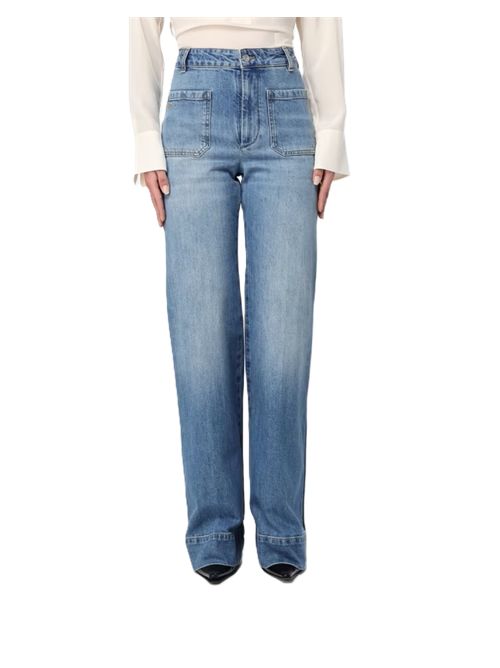 Victoria Beckham Alina patch-pocket jeans Victoria Beckham | 1226DJE007252N7671 WORNBLUE